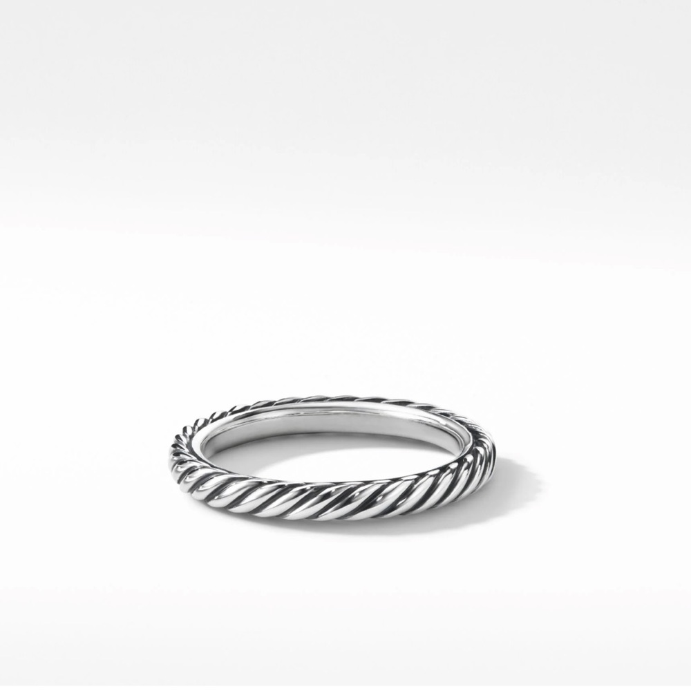 Cable Collectibles® Stack Ring in Sterling Silver Sz 7
